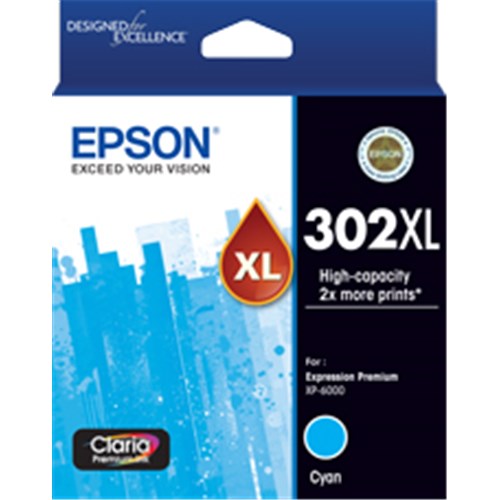 Epson 302XL ink cartridge High (XL) Yield Cyan