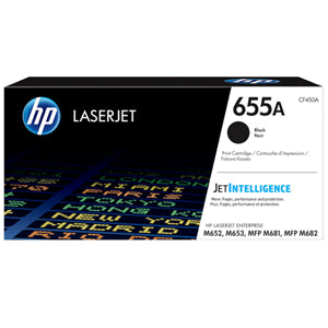 HP 655A Black Original LaserJet Toner Cartridge