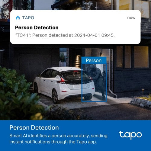 TP-Link Tapo TC41 V2 Spherical IP security camera Indoor & outdoor 2304 x 1296 pixels Ceiling/Wall/Pole