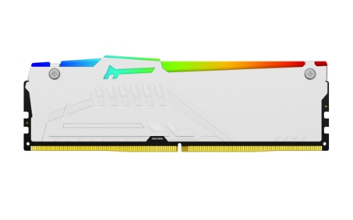 Kingston Technology FURY Beast 64GB 6000MT/s DDR5 CL36 DIMM (Kit of 2) White RGB EXPO