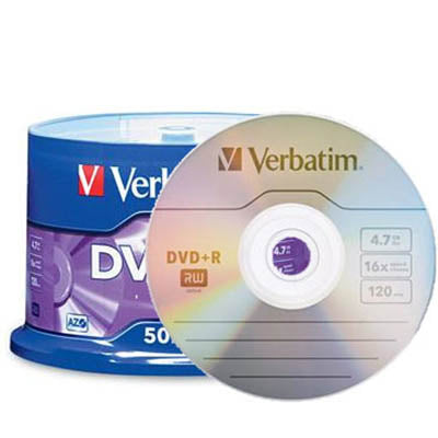 Verbatim 16x DVD+R Media 4.7 GB 50 pc(s)