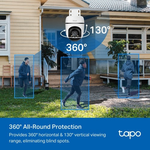 TP-Link Tapo TC41 V2 Spherical IP security camera Indoor & outdoor 2304 x 1296 pixels Ceiling/Wall/Pole
