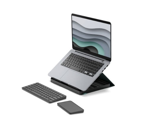 Logitech 920-011283 mobile device keyboard QWERTY English Bluetooth Graphite, Green