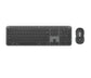 Logitech Signature Slim Combo MK950 keyboard Mouse included Office RF Wireless + Bluetooth QWERTY English Graphite