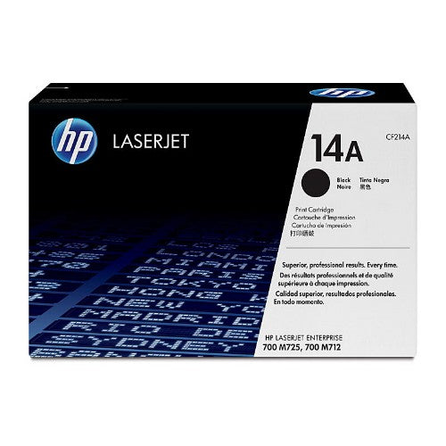 HP 14A Black Original LaserJet Toner Cartridge