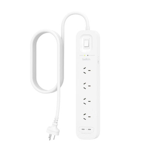 Belkin SurgePro White 4 AC outlet(s) 2 m