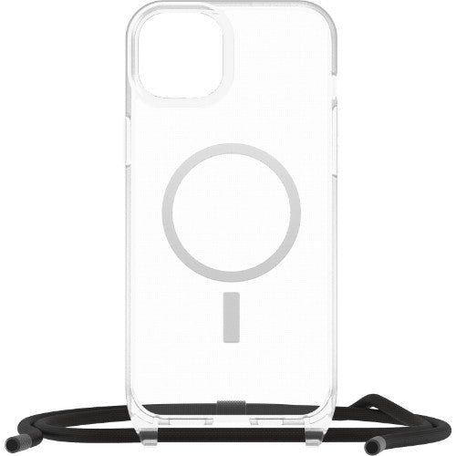 OtterBox React Series Necklace MagSafe for iPhone 15 Plus, Clear