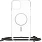 OtterBox React Series Necklace MagSafe for iPhone 15 Plus, Clear