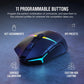 Corsair NIGHTSABRE WIRELESS RGB mouse Gaming Right-hand RF Wireless + Bluetooth + USB Type-A Optical 26000 DPI