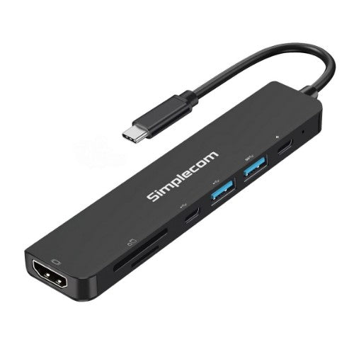 Simplecom CH547 laptop dock/port replicator Wired USB 3.2 Gen 1 (3.1 Gen 1) Type-C Black