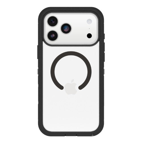 OtterBox Defender Pro XT Clear Series for Apple iPhone 17 Pro Max, transparent/black