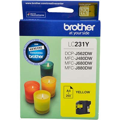 Brother LC231Y ink cartridge 1 pc(s) Original Yellow