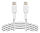 Belkin CAB004BT1MWH2PK USB cable USB 2.0 1 m USB C White