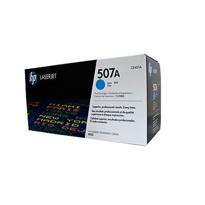 HP 507A Cyan Original LaserJet Toner Cartridge