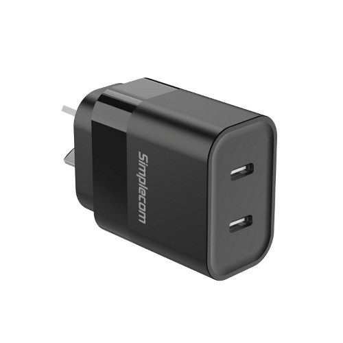 Simplecom CU221 mobile device charger Smartphone, Tablet Black AC Fast charging Indoor