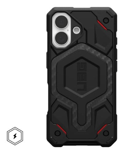 Urban Armor Gear Monarch Pro kevlar mobile phone case 15.5 cm (6.1") Cover Black
