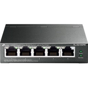 TP-Link 5-Port Gigabit Easy Smart PoE Switch with 4-Port PoE+
