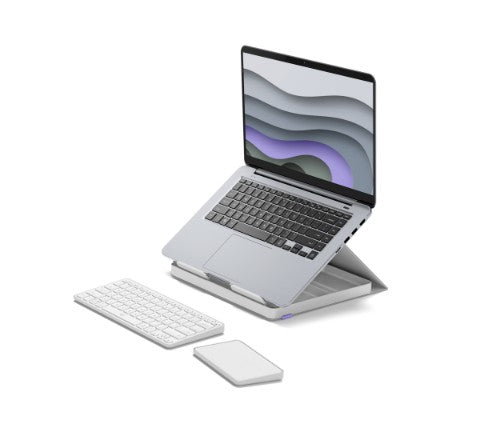 Logitech 920-011285 mobile device keyboard QWERTY English Bluetooth Lilac, White