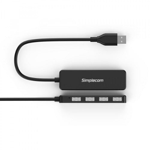 Simplecom CH241 interface hub USB 2.0 480 Mbit/s Black