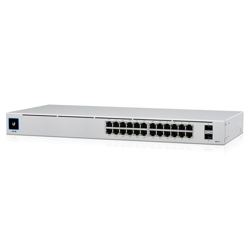 Ubiquiti UniFi 24-Port PoE Managed L2/L3 Gigabit Ethernet (10/100/1000) Power over Ethernet (PoE) 1U Silver