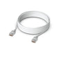 Ubiquiti UACC-Cable-Patch-EL-8M-W networking cable Translucent, White Cat6