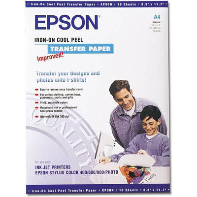 Epson Iron-on-Transfer Paper - A4 - 10 Sheets