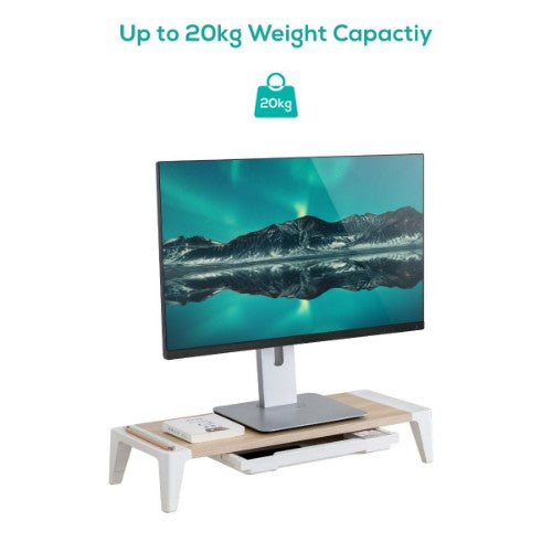 MBeat activiva ErgoLife Freestanding White, Wood