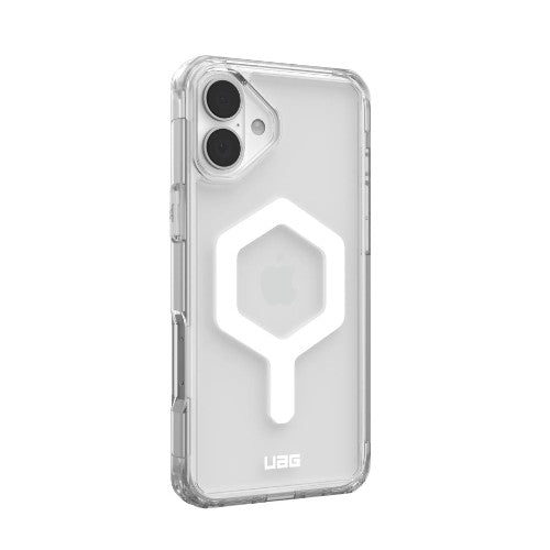 Urban Armor Gear Plyo mobile phone case 17 cm (6.7") Cover Transparent, White