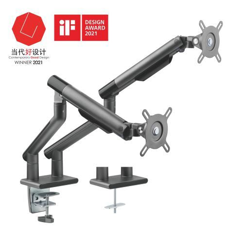 Brateck LDT49-C024-B monitor mount / stand 81.3 cm (32") Clamp Black