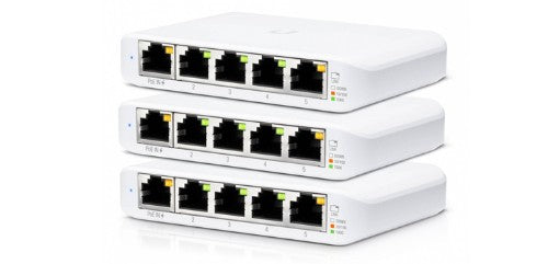Ubiquiti UniFi Switch Flex Mini (3-pack) Managed Gigabit Ethernet (10/100/1000) Power over Ethernet (PoE) White