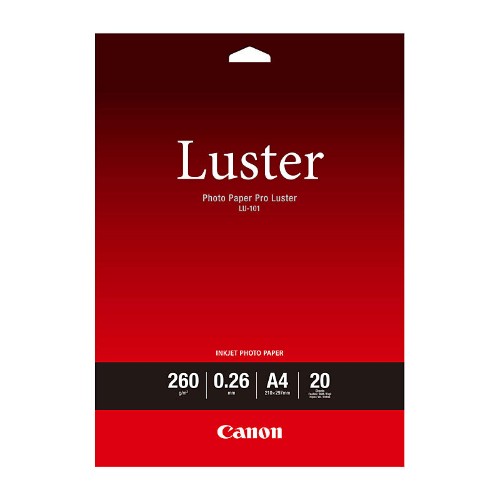 Canon LU-101 Luster Photo Paper Pro A4 - 20 Sheets