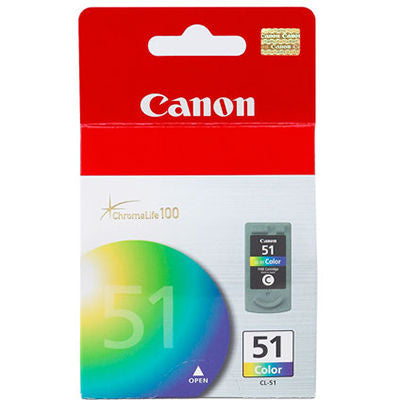 Canon CL-51 ink cartridge 1 pc(s) Original High (XL) Yield Cyan, Magenta, Yellow