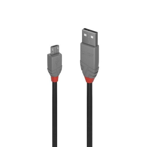 Lindy 5m USB 2.0 Type A to Micro-B Cable, Anthra Line