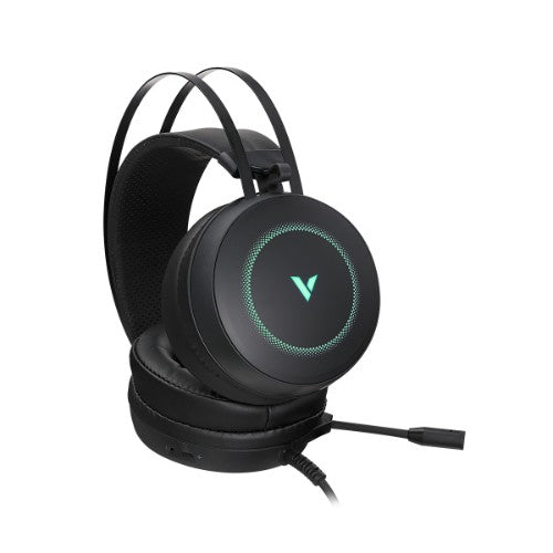 Rapoo VH160 headphones/headset Wired Head-band Gaming Black