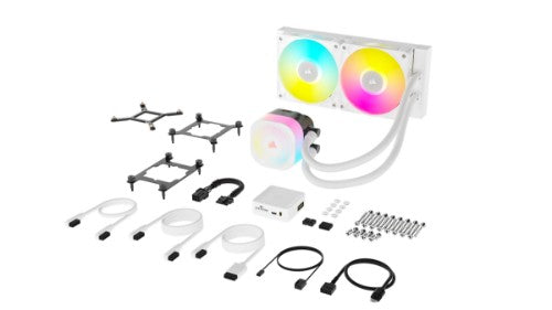 Corsair iCUE LINK TITAN RX RGB Processor All-in-one liquid cooler 12 cm White 1 pc(s)