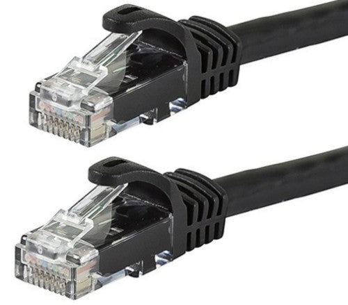 Astrotek CAT6 Cable 20m - Black Color Premium RJ45 Ethernet Network LAN UTP Patch Cord 26AWG-CCA PVC Jacket networking cable U/UTP (UTP)