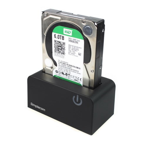 Simplecom SD326 storage drive docking station USB 3.2 Gen 1 (3.1 Gen 1) Type-B Black