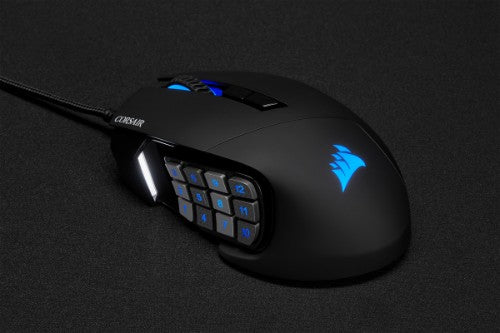 Corsair SCIMITAR RGB ELITE mouse Gaming Right-hand USB Type-A Optical 18000 DPI