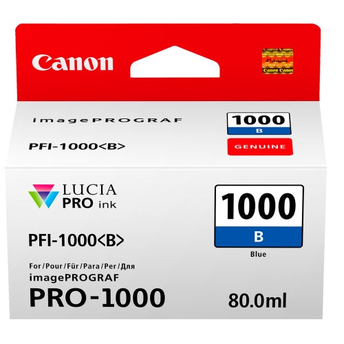 Canon PFI-1000B Blue Ink Cartridge