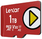Lexar LMSPLAY001T-BNSNG memory card 1 TB MicroSDXC UHS-I Class 10