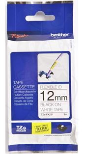 Brother TZE-FX231 label-making tape Black on white TZ