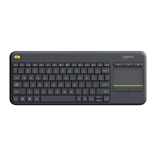 Logitech 920-007165 keyboard TV RF Wireless English Black
