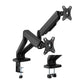 Brateck MABT-LDT46-C024E monitor mount / stand 81.3 cm (32") Black Desk