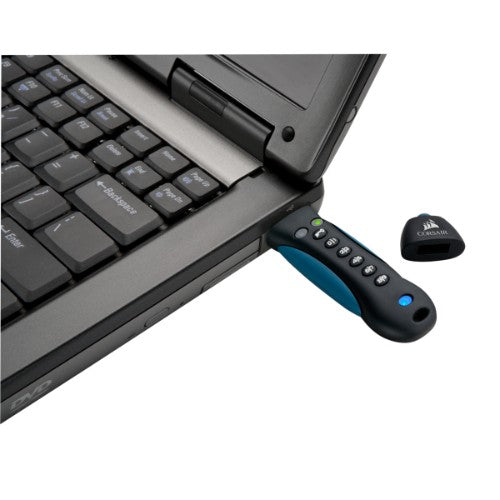 Corsair Padlock USB flash drive 256 GB USB Type-A 3.2 Gen 1 (3.1 Gen 1) Black, Blue