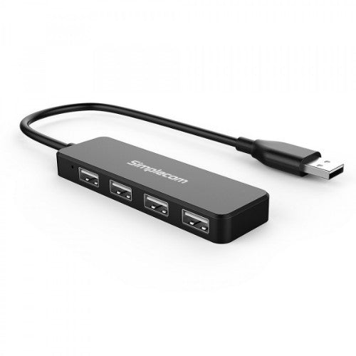 Simplecom CH241 interface hub USB 2.0 480 Mbit/s Black