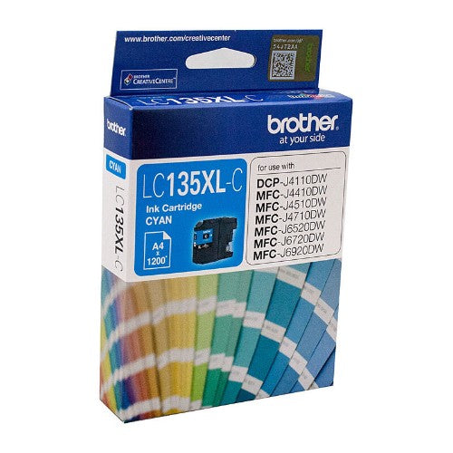 Brother LC135XLC ink cartridge 1 pc(s) Original Cyan