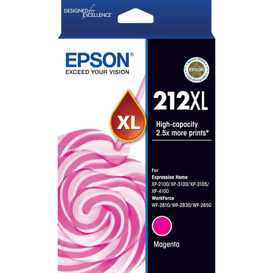 Epson 212XL High Capacity Ink Cartridge (Magenta)