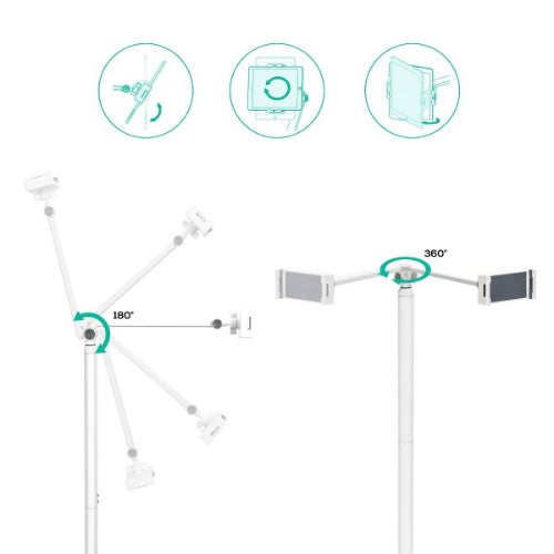 MBeat activiva Universal Passive holder Mobile phone/Smartphone, Portable game console, Tablet/UMPC White