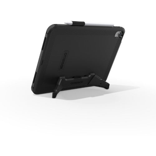 OtterBox Defender Kickstand Case for iPad 10th gen, Shockproof, Ultra-Rugged Protective Case with built in Screen Protector, 2x Tested to Military Standard, Black