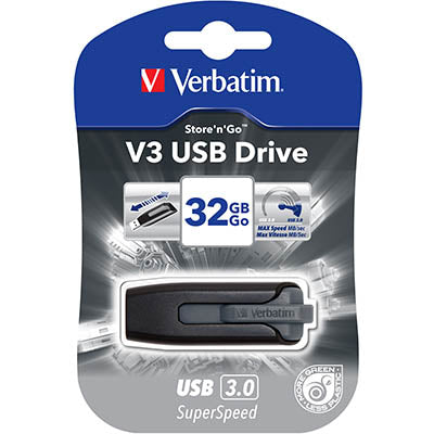 Verbatim V3 - USB 3.0 Drive 32 GB - Black